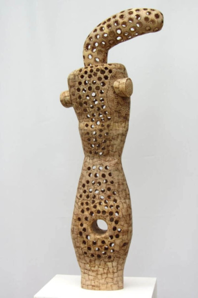 Herma la douce - François LACOSTE Sculpture en bois