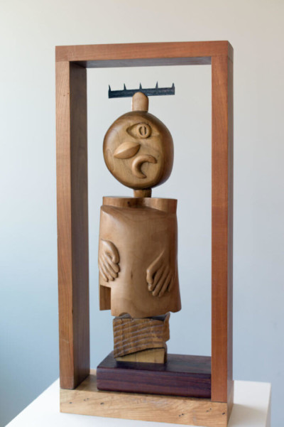 Le Corbusier aurait pu la dessiner - François LACOSTE Sculpture en bois