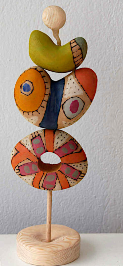 Doux-Dongue n°8 - François LACOSTE Sculpture en bois